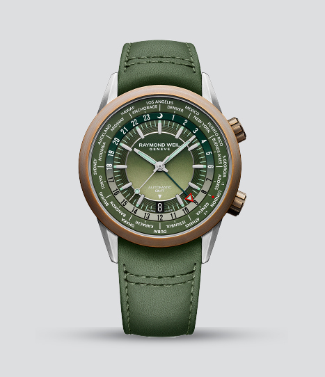 RAYMOND WEIL FREELANCER GMT WORLDTIMER